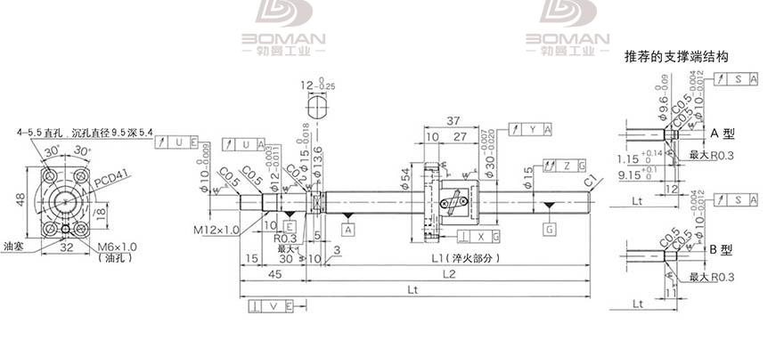 KURODA GP1502DS-BAPR-0600B-C3F 黑田精工的滚珠丝杠好用吗